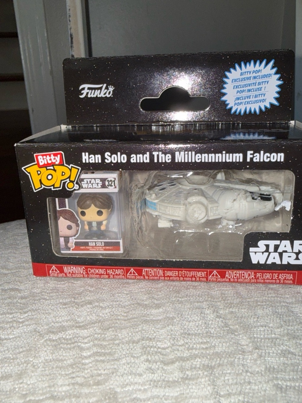 Funko Bitty Pop! Han Solo with Blue Accent Packaging